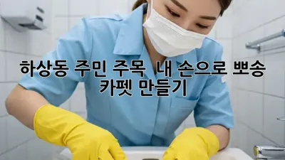 ✨ 하상동 주민 주목! ✨ 내 손으로 뽀송 카펫 만들기 🏡
